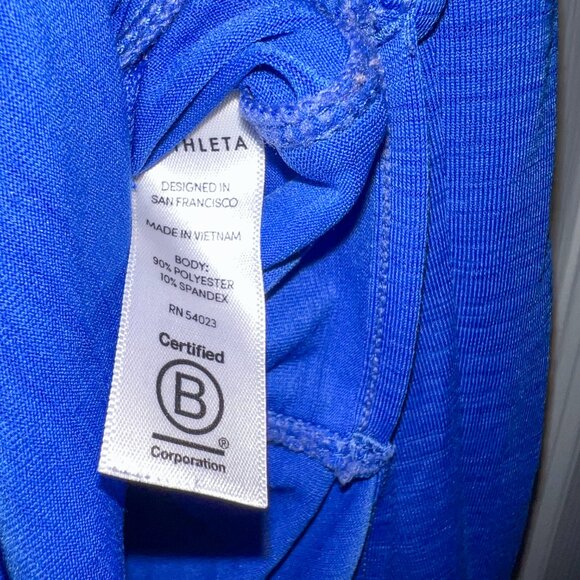Athleta Blue SPF Lightweight Full Zip Jacket Size XS - Picture 5 of 6